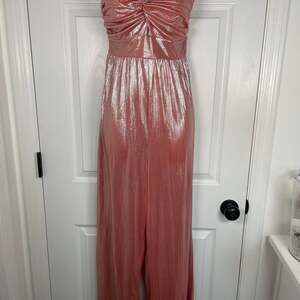 Jillumi Rose Gold Shimmer Pants/Romper